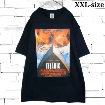 [ 새상품 ] 타이타닉 포스터 T셔츠 블랙 4