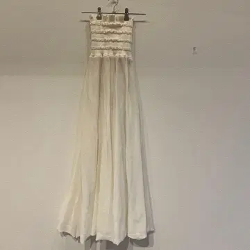 SNIDEL 화이트 플레어 스커트 L