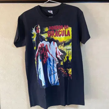 Horror of Dracula 드라큘라 영화 티셔츠 S 사이즈 블랙