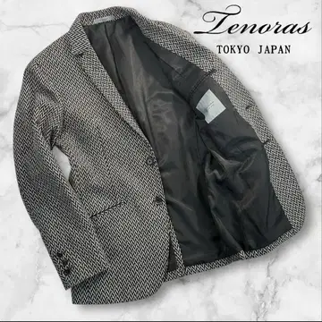 새상품급 Men's Tenoras 2B 테일러드 자켓 사이즈 M 자카드