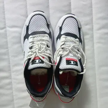 Champion 스니커즈 화이트/블랙/레드