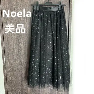 새상품급 Noela 호일 프린트 샤샤 스커트