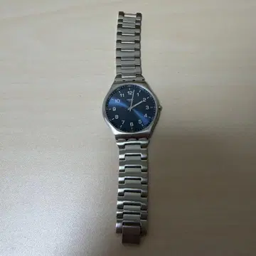 Swatch IRONY 네이비 스테인리스 시계