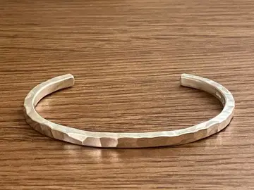 ichi 이치 뱅글 순은 실버 망치 무늬 일본제