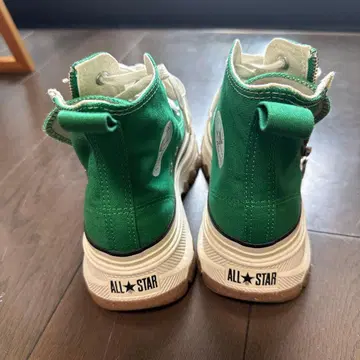 컨버스 올스타 그린 스니커즈