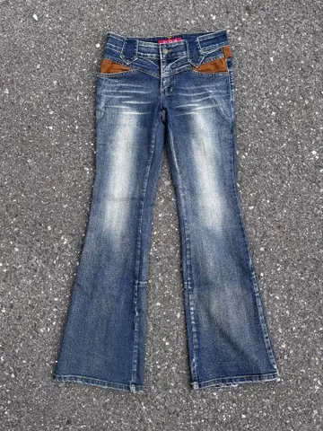 archive 플레어 데님 기믹 워시 가공