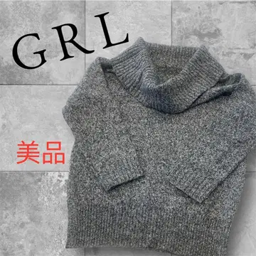 새상품급 GRL 그레이 보틀넥 니트 스웨터 프리 사이즈