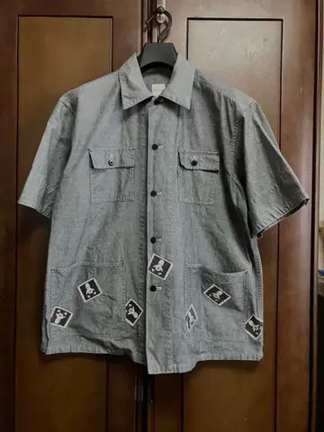 핑크하우스/칼 헬무트 큐피 와펜 반팔 셔츠