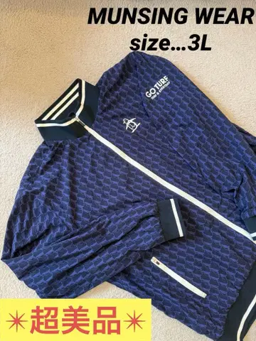 컨디션 최상 트랙 자켓 네이비 3L 나일론 골프 의류