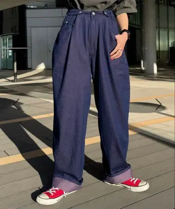 바야코 씨 라이트 데님 팬츠