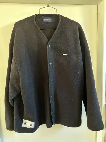 DESCENDANT 블랙 플리스 자켓 사이즈 2