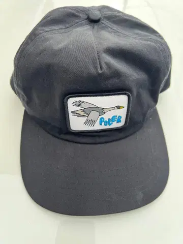 블랙 자수 패치 야구 모자