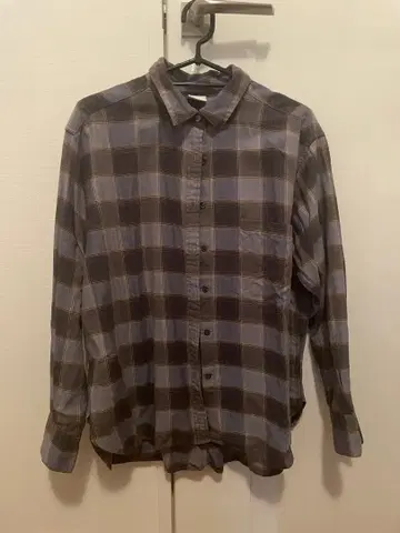 URBAN RESEARCH DOORS 체크 무늬 긴팔 셔츠 M