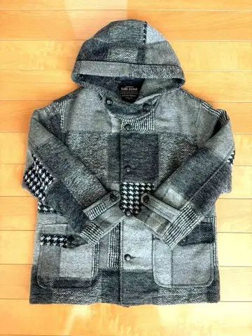 CUBESUGAR 큐브 슈가 패치워크풍 코트 아우터