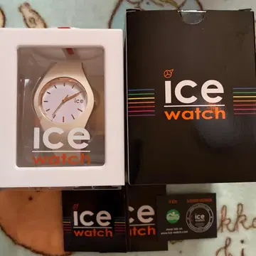 ice watch 로즈 골드 화이트 레드