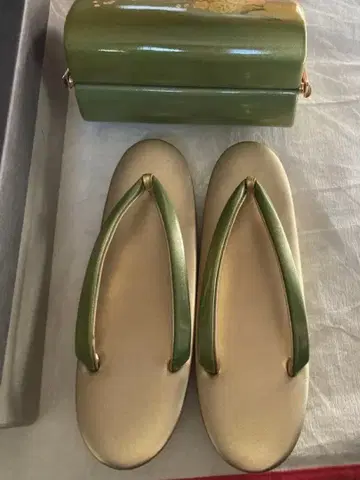 일본 의류 조리 와 꽃무늬 백 세트