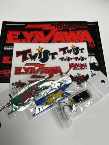 야자와 에이요시 스트랩 3개 스티커