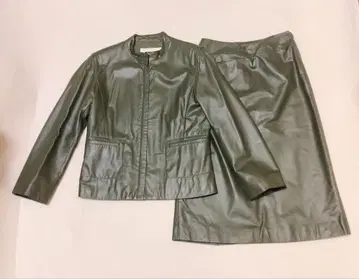 새상품급 GIANNI LO GIUDICE 가죽 셋업 36