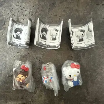 몬치치 x 헬로키티 메지루시 액세서리 3종 세트