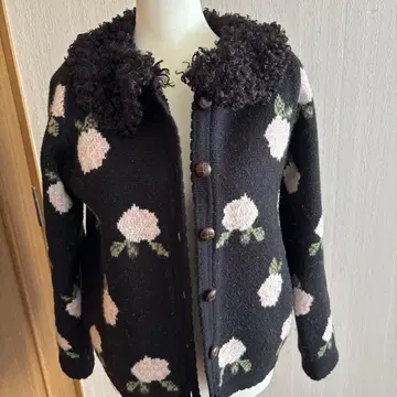 핑크하우스 니트 자켓