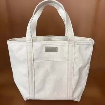 L.L.Bean Boat & Tote 토트백 화이트 미디엄