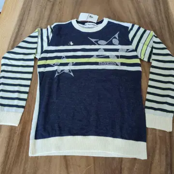 블랙 & 화이트 스웨터 니트 상의 새상품 택 포함