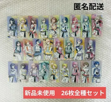 애니메이트 특전 프로세카 감사제 기념 페어 클리어 책갈피 26종 전종