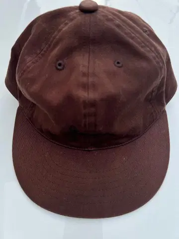 브라운 코튼 야구 모자
