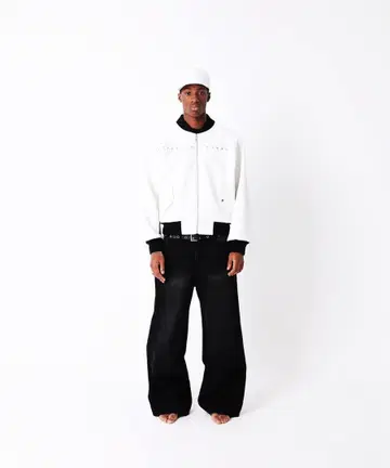 AFB SUPER BAGGY STUDDED PANTS