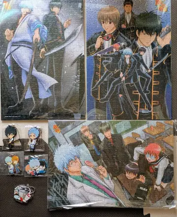 은혼 완성품 퍼즐 틀 없음 키링 만사야 긴상 오키타