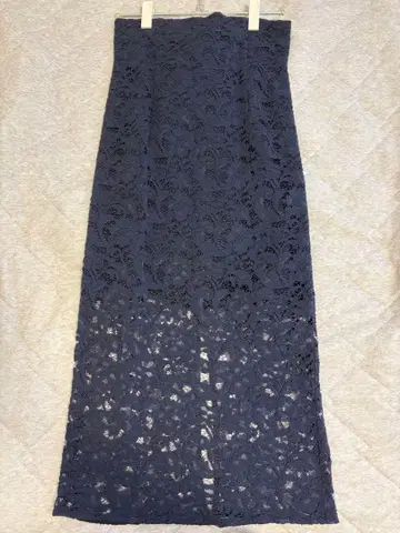 NOBLE 레이스 롱 스커트 36