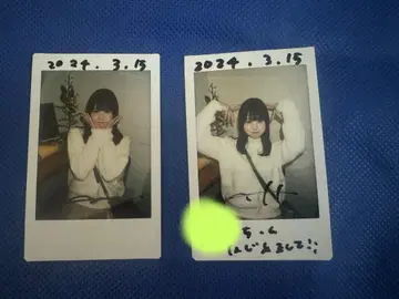 아마 시오리 아마 시오리 폴라로이드 사인 포함 코멘트 포함