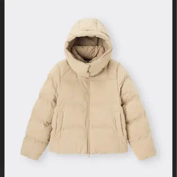 지유 히트 패디드 블루종 베이지