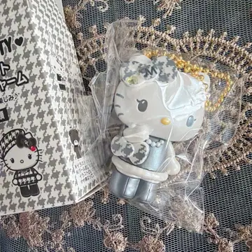 산리오 흑백 걸리시 시크릿 마스코트 참 타이니 참