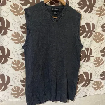 Eddie Bauer 그레이 V넥 베스트