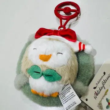 포켓몬 센터 크리스마스 마스코트 모쿠로 봉제 인형 pokemo