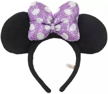 미니 마우스 머리띠 보라색