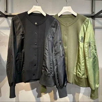 택 포함 새상품 seven fairy 오리지널 MA-1 블루종