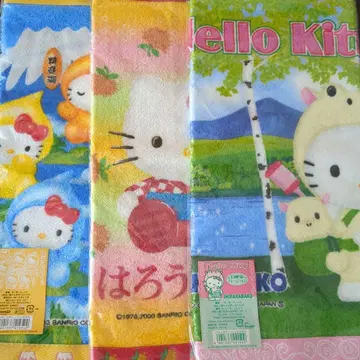 헬로키티 타월 3개 세트