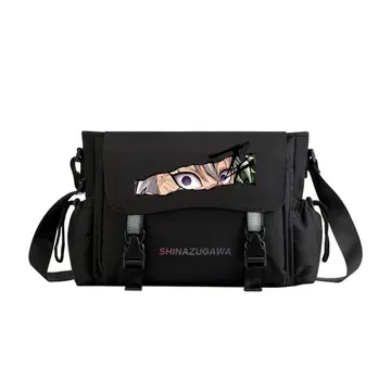 시나즈가와 사네미 숄더백 캔버스
