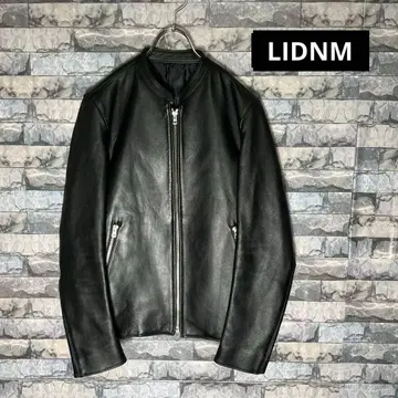 LIDNM 리드 싱글 가죽 라이더 자켓 양가죽 S