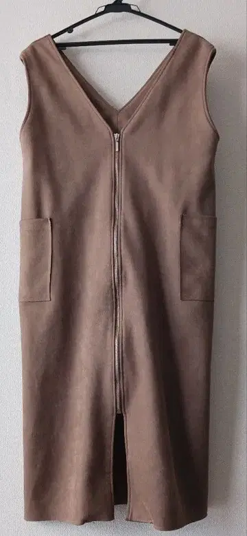 인터플래닛 INTERPLANET 스웨이드풍 롱 원피스