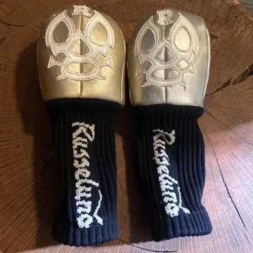 Russeluno 러셀노 골프헤드커버 2개 세트 실버 골드