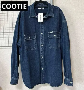 [새상품급] COOTIE 쿠티 남성용 아우터 다크 블루 데님 자켓