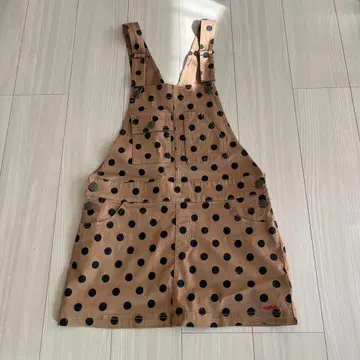 X-GIRL 베이지 도트 무늬 살로펫