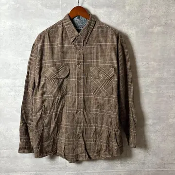 outdoor exchange 글렌 체크 셔츠 긴팔 2 포켓 XL