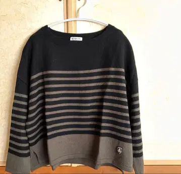 오르치발 울 보더 니트 ( F )