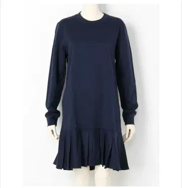 시착만 한 상품 LACOSTE 네이비 프릴 달린 원피스 M 사이즈