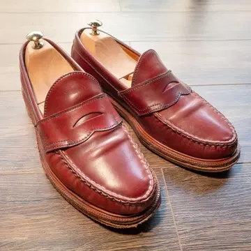 Yuketen 쉘 코도반 Weejun 페니 로퍼 USA 제조