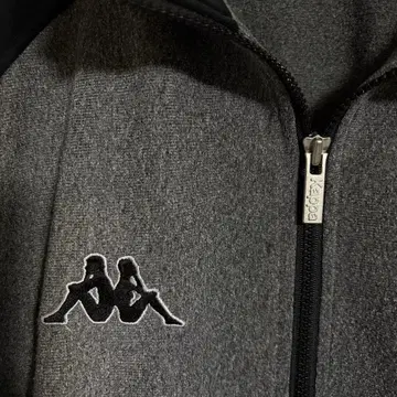 카파 집업 자켓 트랙 자켓 그레이/블랙